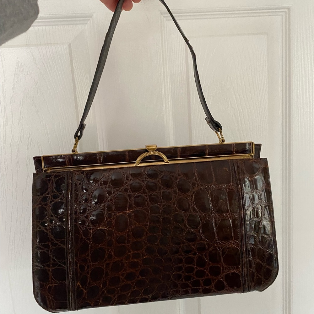 Brown leather Vintage Purse